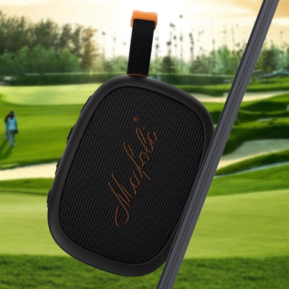 Magnetic Bluetooth Speaker, Mini Portable Speaker with 15H Playtime, Shower Bluetooth Speaker IP67 Waterproof and Dustproof, Powerful Sound, for Outdoors/Home/Travel/Hiking(MF16-BK)