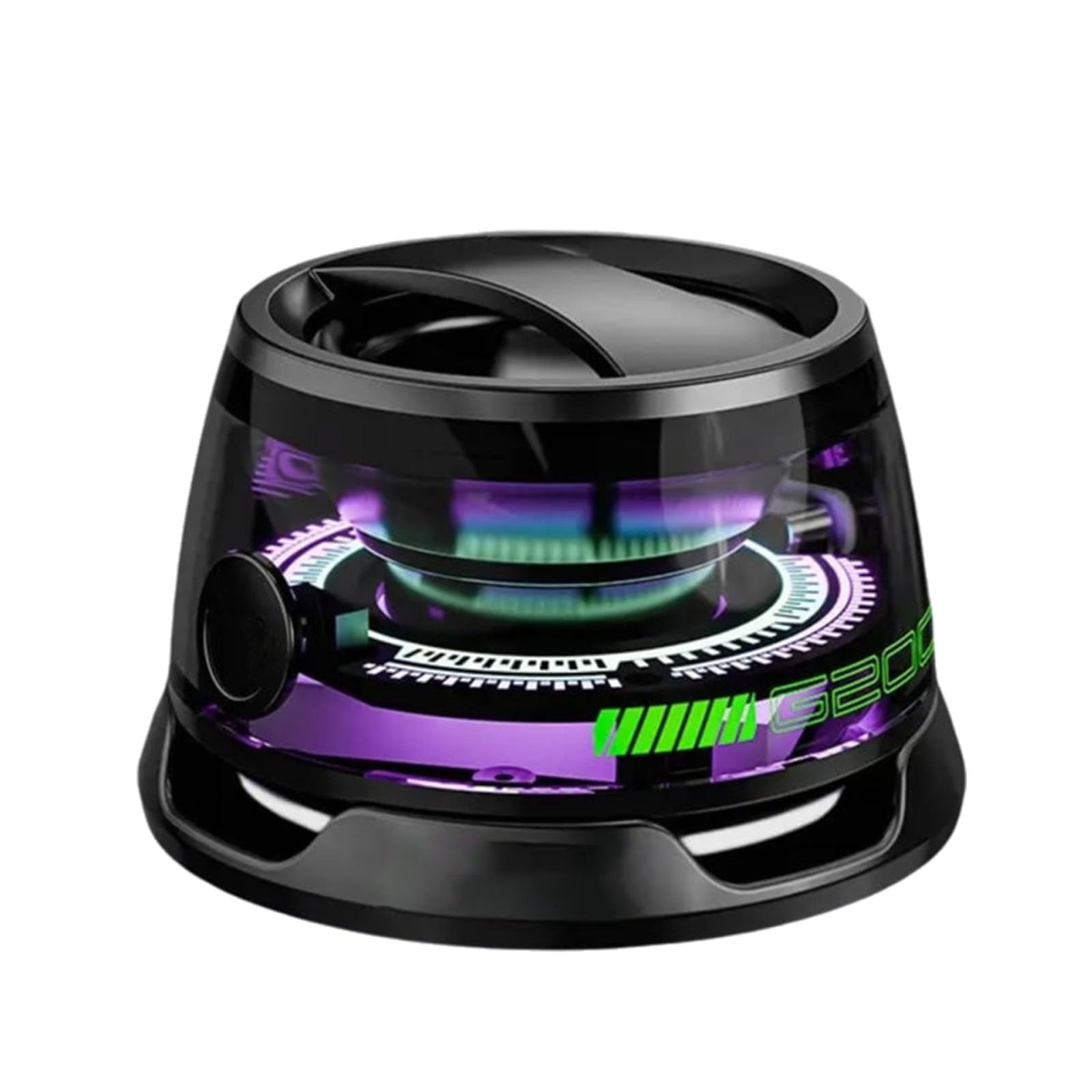 Magnetic Bluetooth Speaker,Multifunctional Portable G200 Speaker with Multi RGB Color Light Show-3D Surround Sound Effect,Phone Stand for iPhone, Android, TWS Pairing