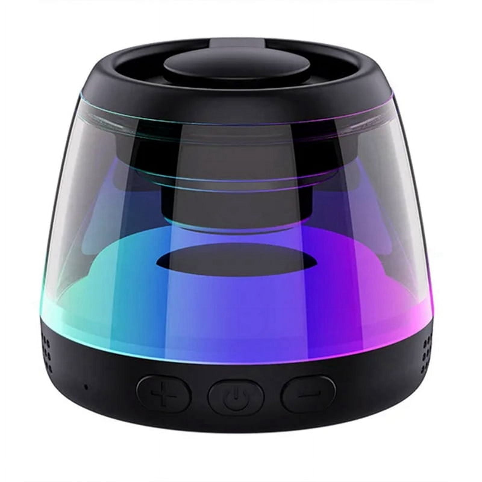 Magnetic Bluetooth Speaker with RGB Lighting,Mini Portable Sound Box,Wireless Phone Holder and Bluetooth Speaker Tower,B
