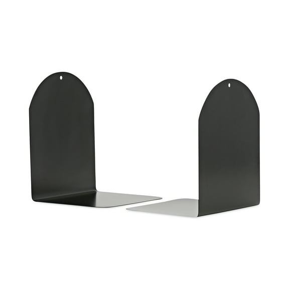 Magnetic Bookends, 6 X 5 X 7, Metal, Black | Bundle of 5 Pairs