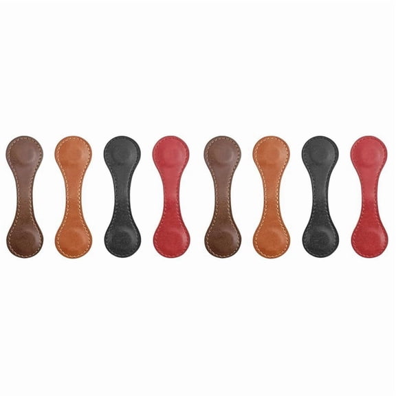 Magnetic Bookmark, 8Pcs Personalized Leather Retro Bookmark Magnetic Page Markers Book Lovers Gift