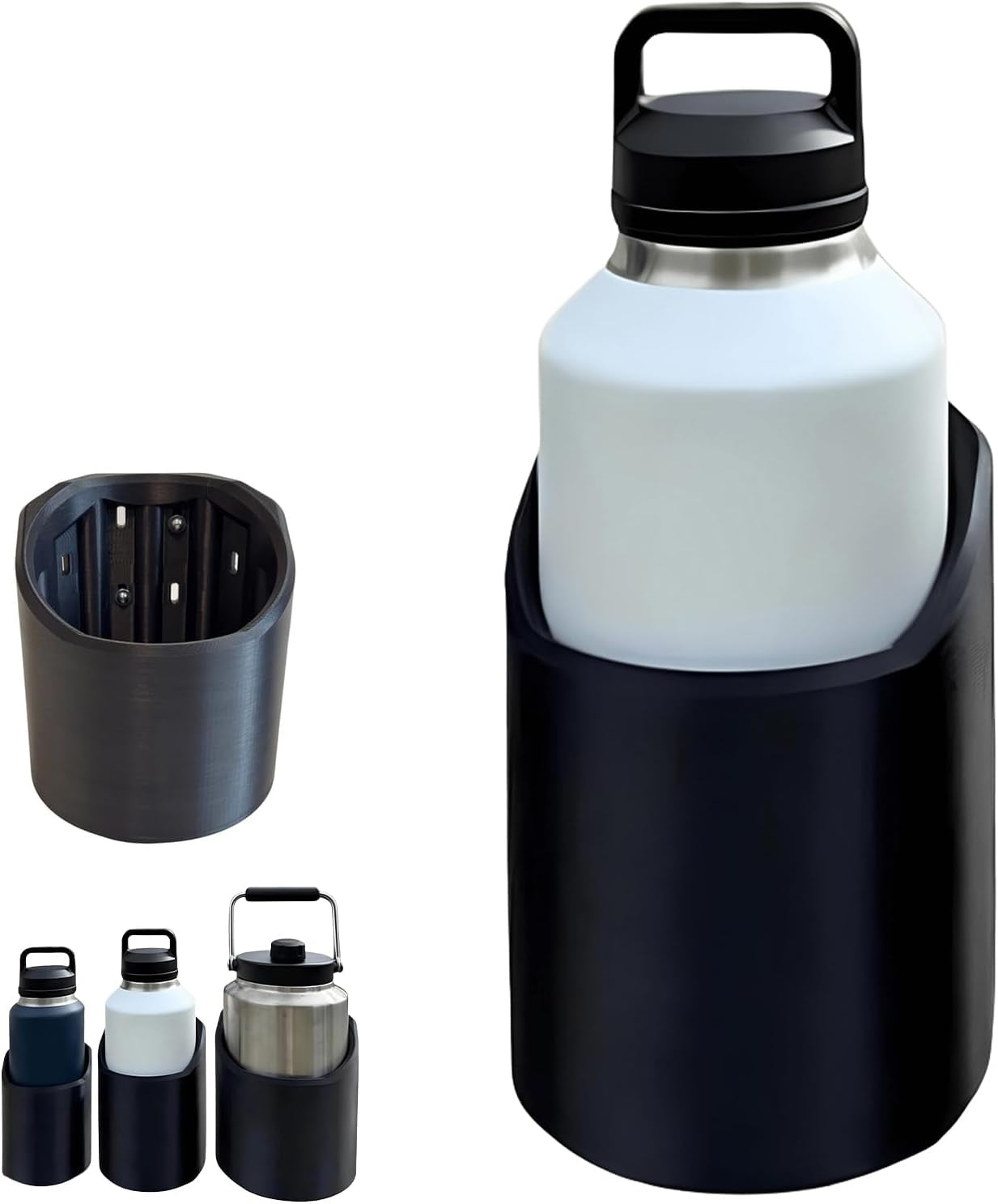 Support Magnétique Pour Bouteille 64 Oz – Aimant Puissant, Impression 3D, Fixation Sur Métal – Camion, Tracteur, Pelouse, Bateau