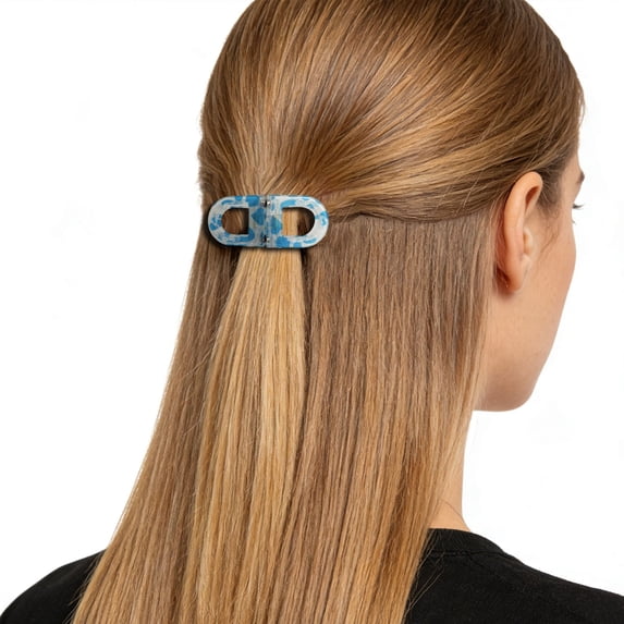Magnetic Bow Clip – 2026 Magnetic Hair Clips for Styling, Mini Butterfly Hair Clips, Strong Hold No-Slip Magnetics Clips, Seamless 2-in-1 Design Magnetics Tropical Sunset Hairs Clips(Blue)