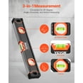 thumbnail image 1 of Magnetic Box Level Set 6-Piece (78/48/32/24/16/10 Inch) - Torpedo Level Aluminum Alloy with Bubble Vials, SAE/Metric Scale, Shockproof for Construction & DIY, 1 of 8