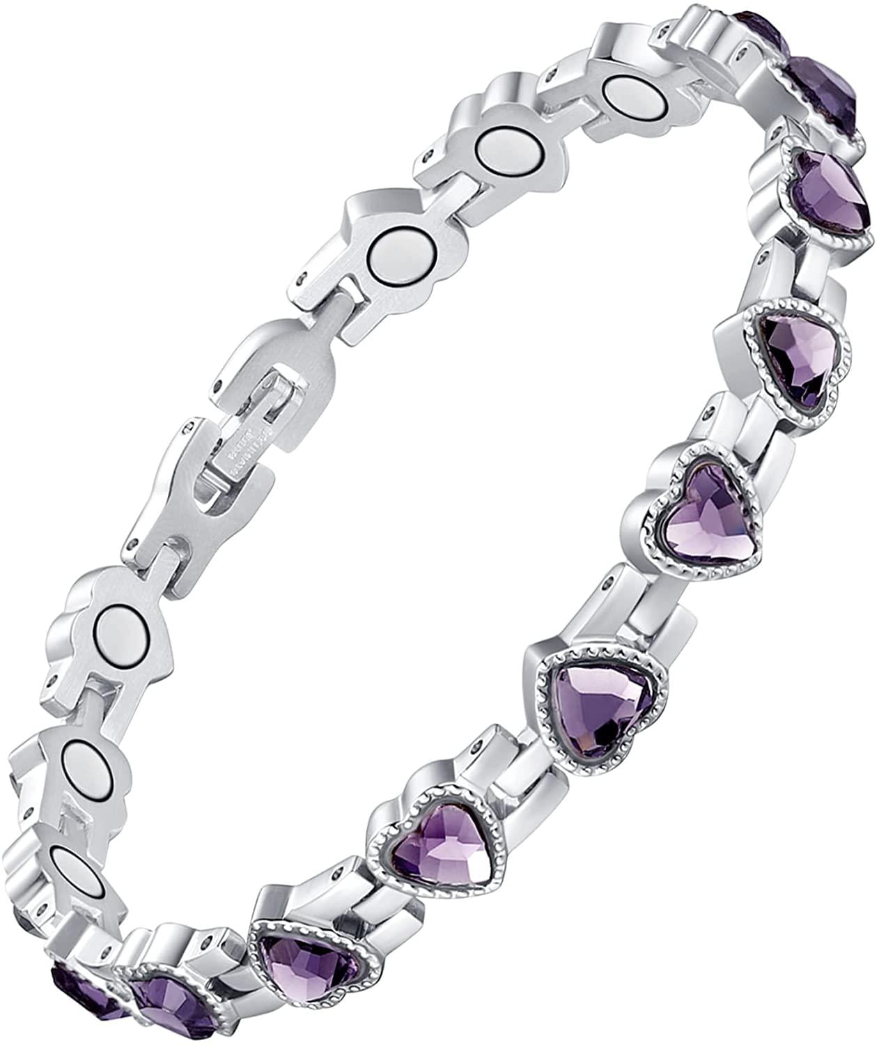 Ladies titanium cheap magnetic bracelet