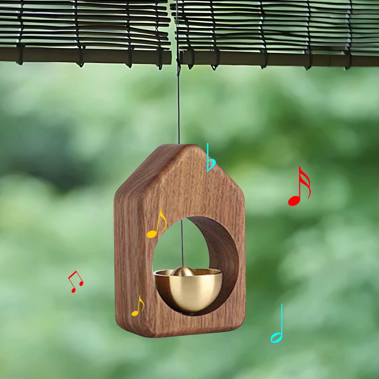 Olivenorma Retro Metal Wall Mounted Magnet Doorbell Wind Chime main image 1