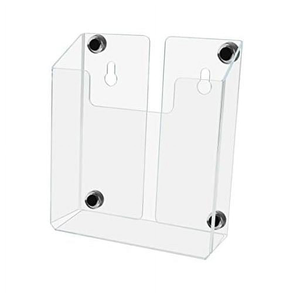 Brochure Holder 6" Vertical Postcard Display Attaches To Brochure Holder 6" Vertical Postcard Display Attaches To