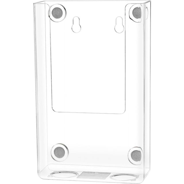 Brochure Holder For 4" Rack Cards Pamphlets And Trifolds Clear