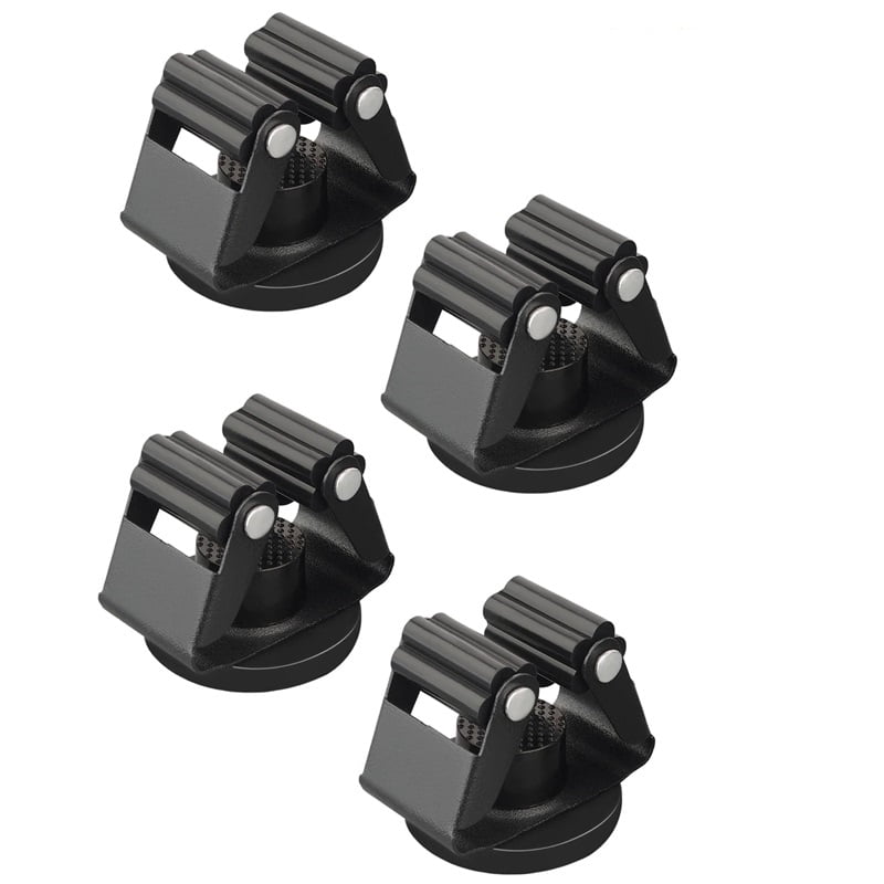 Magnetic Broom Holder,4PCS Anti-Slip Magnetic Mount Storage Broom Holders with Rubber Grippers,11lbs Heavy Duty Magnetic Tool Holder for Work Garage Laundry Kitchen RV Van Accessories