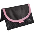 thumbnail image 1 of Magnetic Buddy Pouch, Beltess, Chafe and Bounce Free, Runners Fanny Pack, Phone Holder, Great for Running, Walking, Traveling & More, For Men & Women - 6-3/4” L x 4” W - Black and Pink, 1 of 6