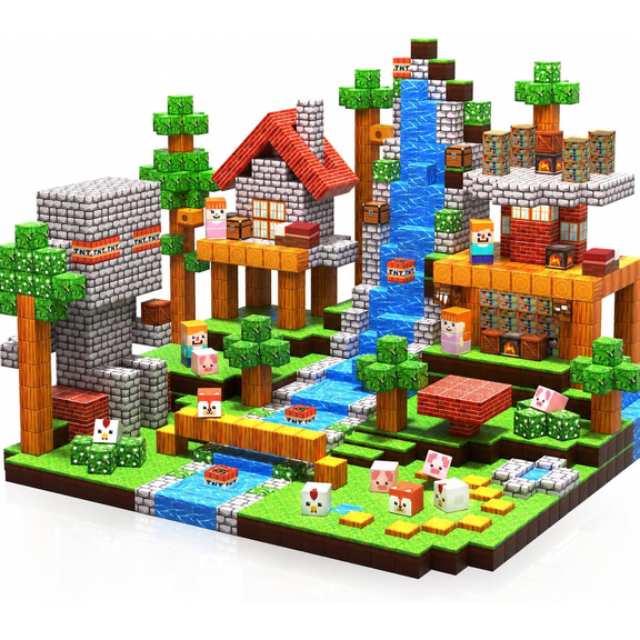 Magnetic Building Blocks 150PCS for Boys & Girls, Toddlers STEM Educational Playset