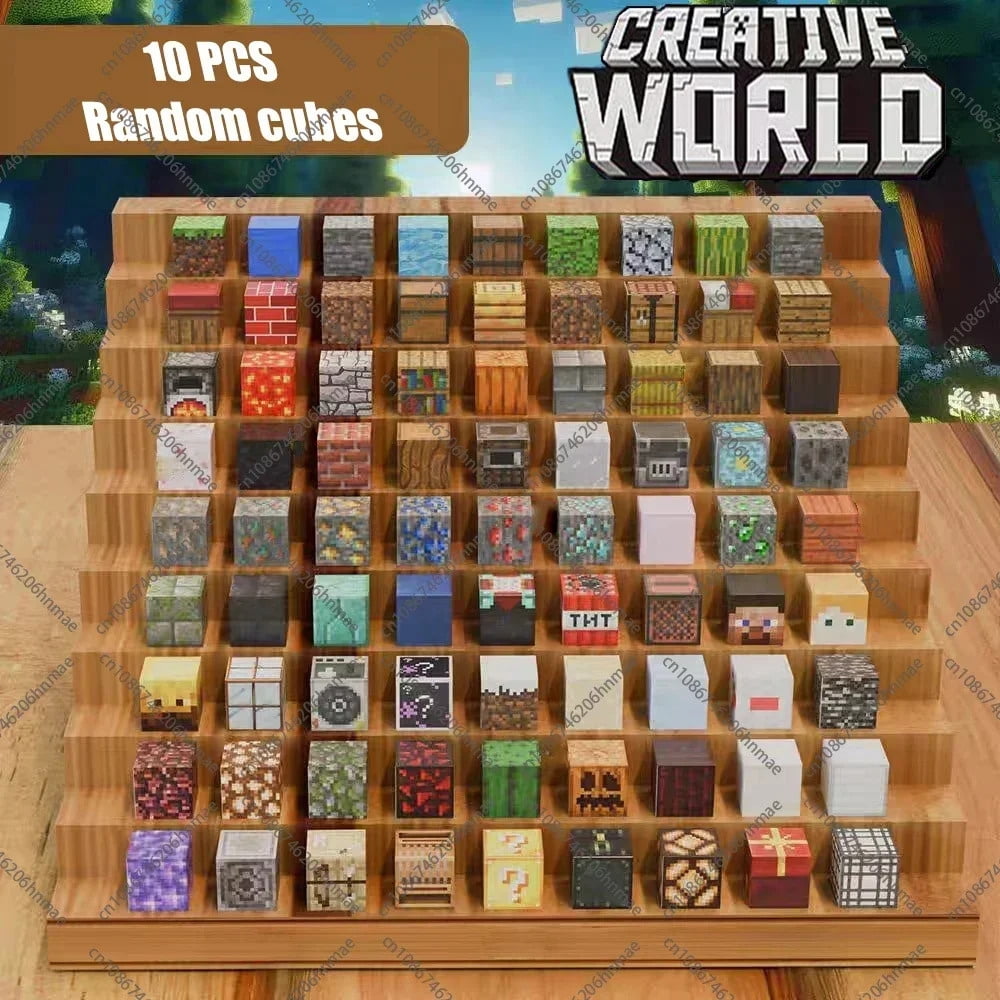 Magnetic Building Blocks Mine World Magnet Cube for Stacking ...