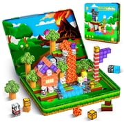 Magnetic Blocks for Kids 4-8, Magnet Building Blocks Set Travel Toys, STEM Montessori Toys for 3 4 5 6 7 Year Old Boys Girls Gifts for Birthday Christmas