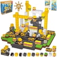 thumbnail image 1 of 100 Piece Magnetic Building Blocks Set for Kids Construction Toy with Trucks and Roads STEM Building Cubes Birthday Gift for Boys Girls Ages 3+, 1 of 6