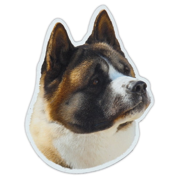 Magnetic Bumper Sticker - Akita Dog Breed Picture Magnet - Cars, Trucks, SUVs, Etc.