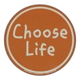 thumbnail image 1 of Magnetic Bumper Sticker - Anti Abortion Choose Life - Round Shaped Magnet - 4" Round, 1 of 1