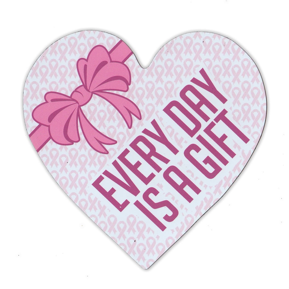 Pink Breast Cancer Awareness Vinyl Decal – Stick On Car, Laptop, Window & More