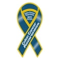 thumbnail image 1 of Magnetic Bumper Sticker - Colon Cancer Awareness - Ribbon Shaped Support Magnet - 4" x 8", 1 of 1