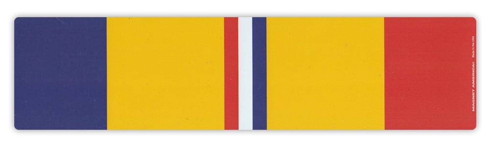 Combat Action Ribbon Sticker Magnetic Bumper Sticker - Combat Action Service Ribbon - Conflict ...