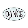 thumbnail image 1 of Magnetic Bumper Sticker - Dance (Dance Mom, Dancing) - Oval Shaped Magnet - 6" x 3.5", 1 of 1