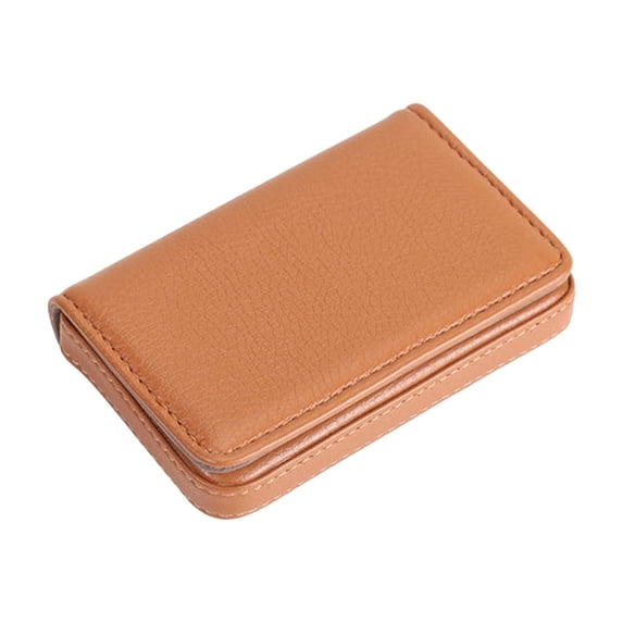 Magnetic Business Card Holder, Slim Card Holder Wallet with Secure Snap Closure, Large Capacity Portable Organizer for Credit Cards & IDs, Perfect for Home Office Travel & Gift
