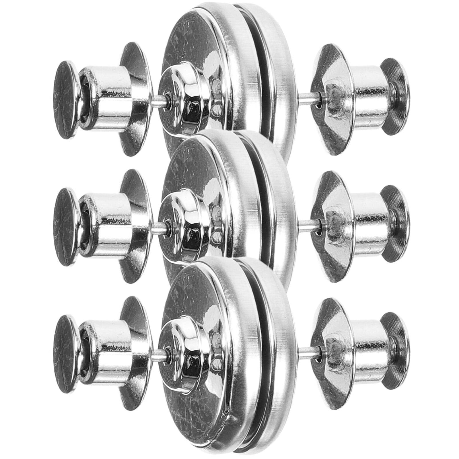 Button,3 Pairs Stainless Steel Diy Clasps Curtain