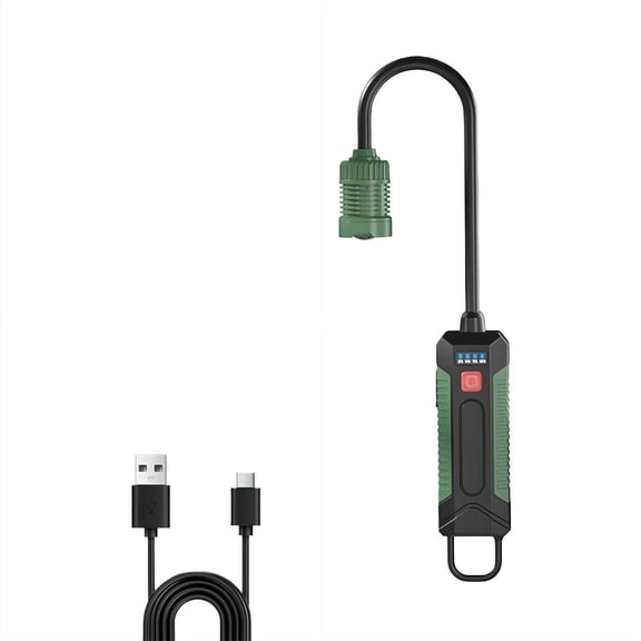 Magnetic COB Work Light, 360° Rotatable & Bendable LED Rechargeable Emergency Lamp with Power Display for Automotive Repair and Outdoor Lighting
