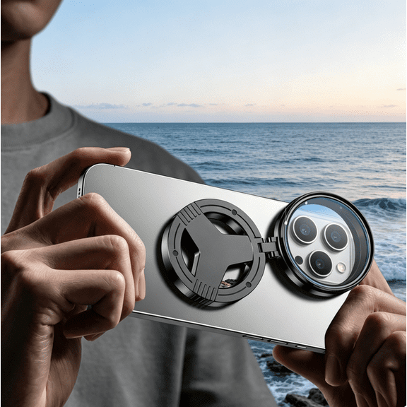Magnetic CPL Phone Camera Filter Kit, 2026 New Quick Mount Polarizing Filter, Upgraded Anti Glare Filters for Mobile Photography, Portable Color Enhancing Filters for Outdoor Shooting