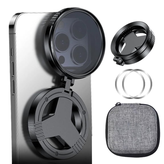 Magnetic CPL Phone Camera Filter Kit, 2026 New Quick Mount Polarizing Filter, Upgraded Anti Glare Filters for Mobile Photography, Portable Color Enhancing Filters for Outdoor Shooting (Set)