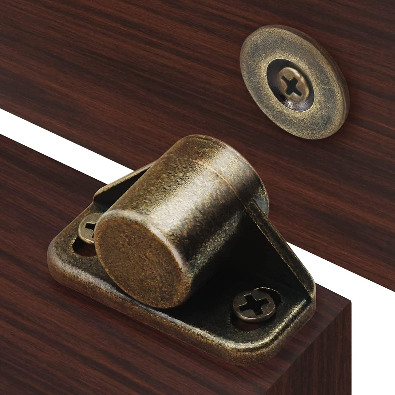 Latch and Catches Bronze (8 Pack) Strong for Kitchen Doors