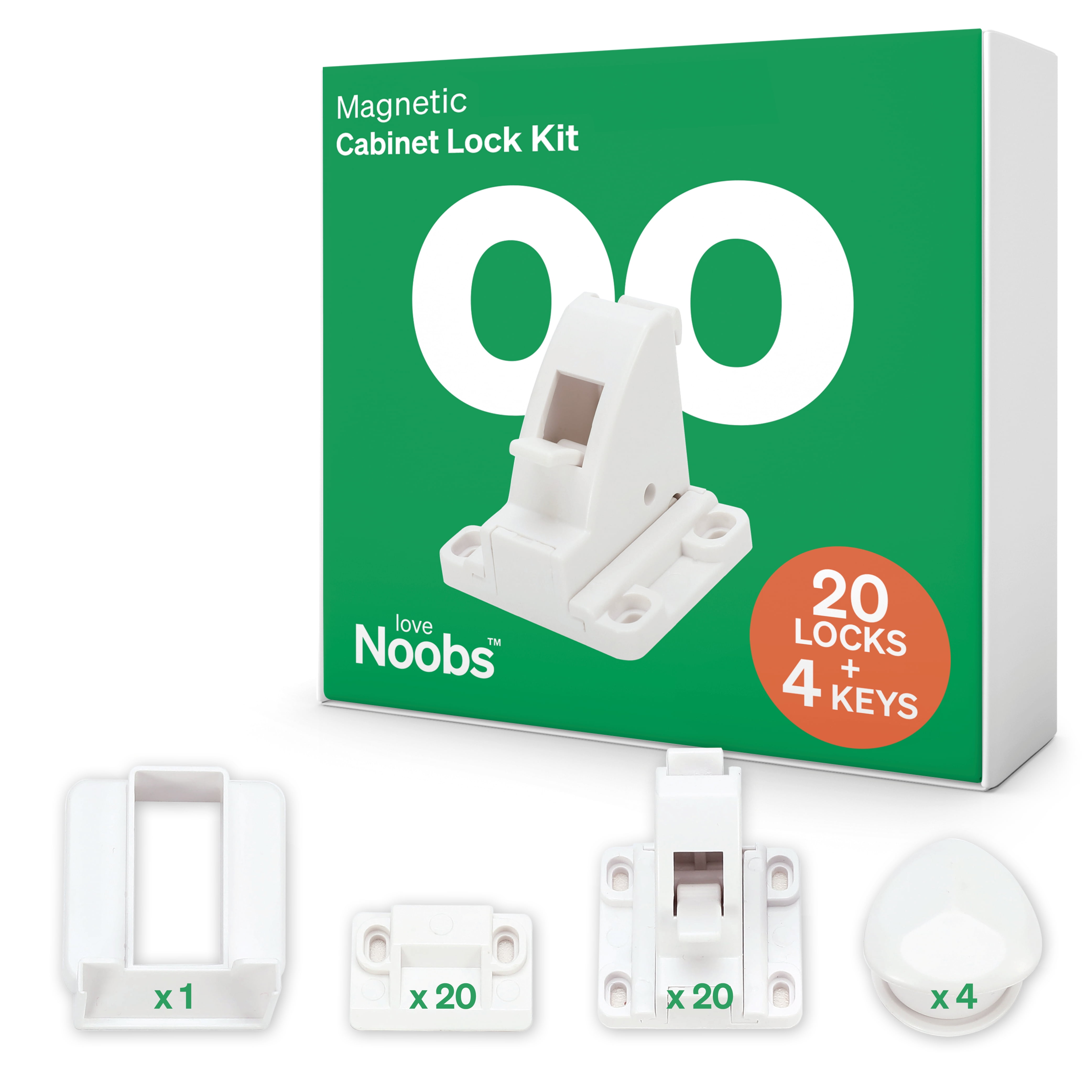 Premium Babyveilige Sloten - Kindveilige Kastsloten, 6 Stuks - Geen