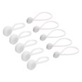thumbnail image 1 of Magnetic Cable Clips 4.3 Inch/7.5 Inch x 0.6 Inch White for Home, Kitchen, Office, 10 Pcs, 1 of 5