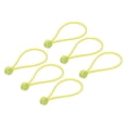 thumbnail image 1 of Magnetic Cable Clips 7.5 Inch x 0.6 Inch Yellow for Home, Kitchen, Office, 6 Pcs, 1 of 5