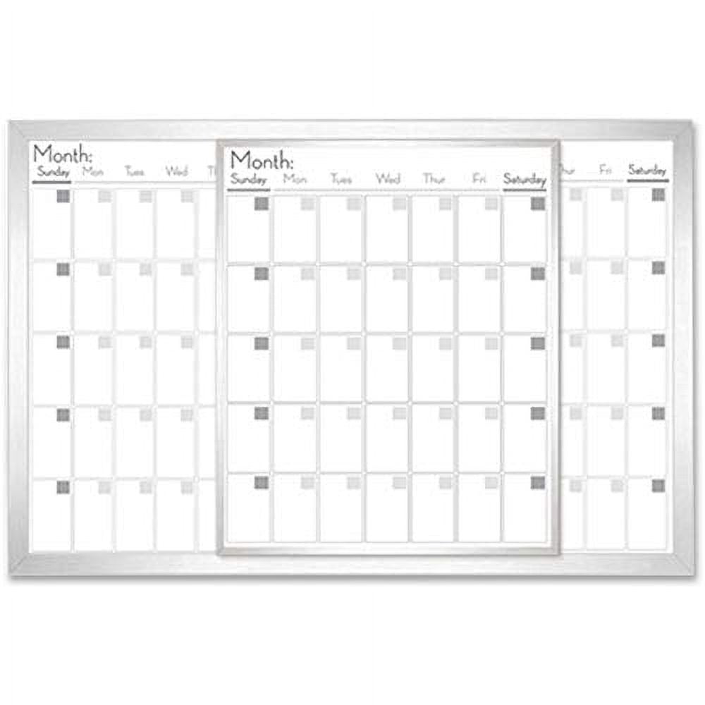 Calendar Board, 24"X36", Frost (LLR52503)