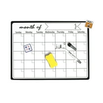 Magnetic Calendar Board For Refrigerator Monthly Weekly Organizer Whiteboard Planner With Dry Erase Markers And Eraser Included