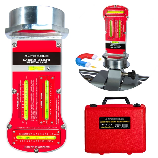 BFO Magnetic Camber Caster Kingpin Gauge – Wheel Alignment Tool For Cars & Trucks