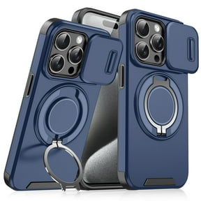 Magnetic Camera Slide Case for iPhone 17 16 Plus 15 14 13 Pro Max Adjustable Kickstand Shockproof Bumper Slim Protective Cover