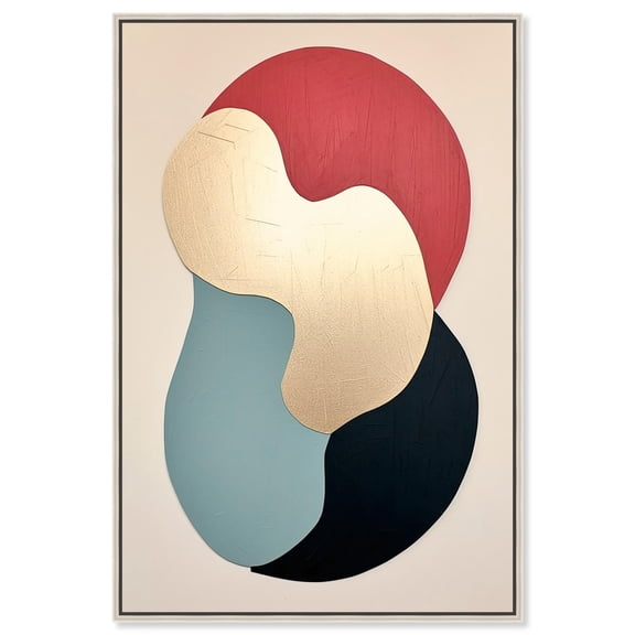 Magnetic Canvas Geometric Art Prints by Art Remedy, Silver Frame, 36" x 54"