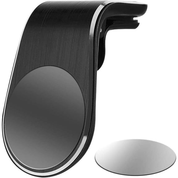 Magnetic Car Cell Phone Holder, Universal Car Phone Mount for Ventilation Compatible with 7/7 Plus / XR / Huawei P20 Pro / P30 Lite / P20 Lite / Galaxy S10, Black Not Rotatable