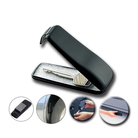 Magnetic Car Key Holder Box Outdoor Stash Key Safe Box with Magnet ,Additional Security