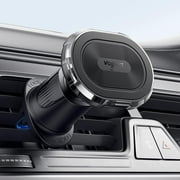 Magnetic Car Mount Air Vent Cell Phone Holder, Universal Vehicle Dash Dashboard Ac Airvent Cellphone Magic Stand with Clip Hook, for iPhone 15 Samsung Lenovo Google etc