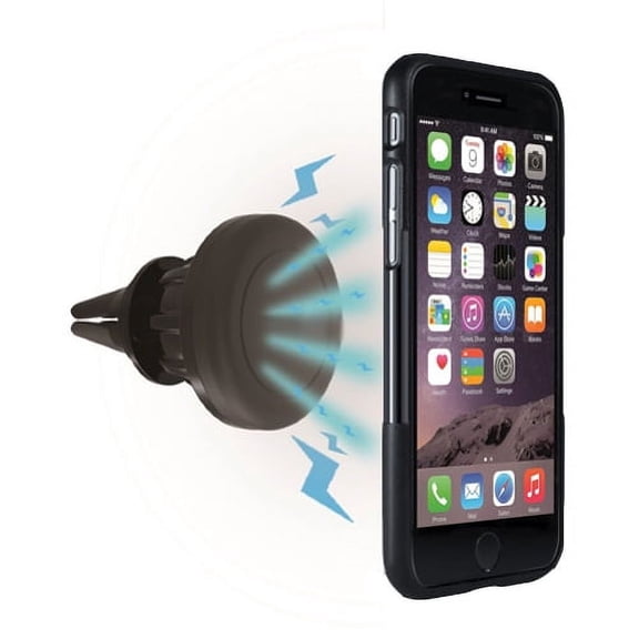 Magnetic Car Mount Air Vent Holder Q7Y Compatible With BLU Grand M, Vivo 5 - CAT S41 S48c - Coolpad Defiant, Canvas, Illumina, REVVL Plus - Doro Doro 824 SmartEasy - Essential Phone (PH-1)