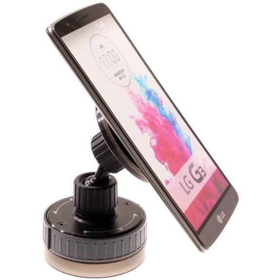Magnetic Car Mount Compatible With Google Pixel 5/6/7/8/9/10 - Phone Holder For Dash Windshield Vacuum MagSafe Compatible Swivel