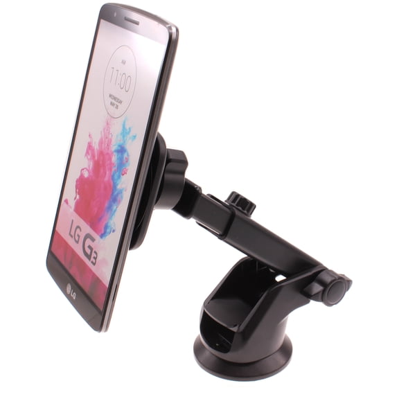 Magnetic Car Mount Phone Holder for Samsung Galaxy S23/FE/Plus/Ultra/S24/FE/Plus/Ultra - For Dash Windshield Telescopic MagSafe Compatible Strong Grip