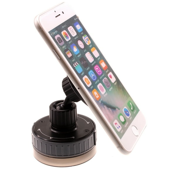 Magnetic Car Mount Phone Holder for Samsung Galaxy S25/Edge/Plus/Ultra - For Dash Windshield Vacuum MagSafe Compatible Swivel Strong Grip