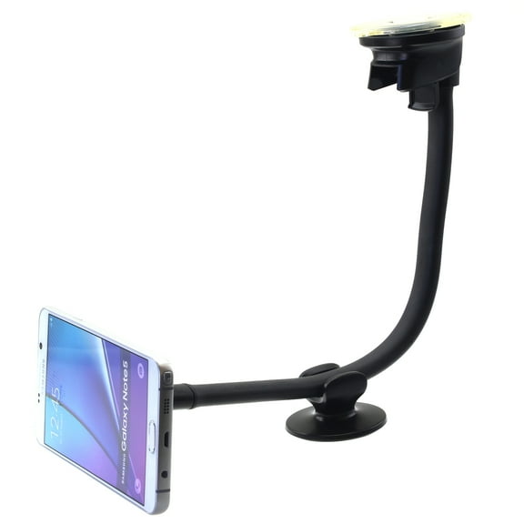 Magnetic Car Mount for Google Pixel 9/Pro/XL - Holder Dash Windshield Strong Grip Long Gooseneck for Pixel 9/Pro/XL