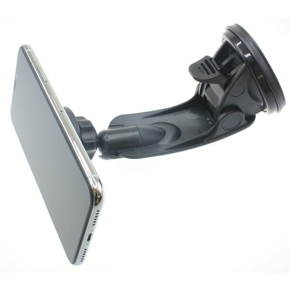 Magnetic Car Mount for Nokia C110/C210/C100 - Holder Dash Windshield Swivel Strong Grip
