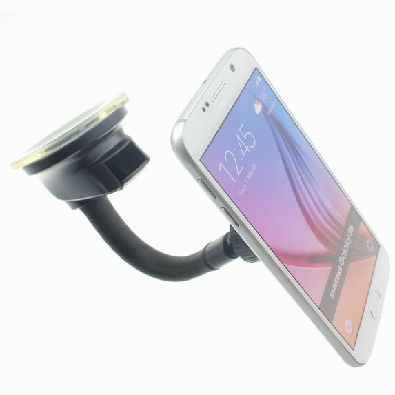 Magnetic Car Mount for Cricket Debut S3, Icon 6 - Holder Dash Windshield Gooseneck Strong Grip for Cricket Debut S3, Icon 6