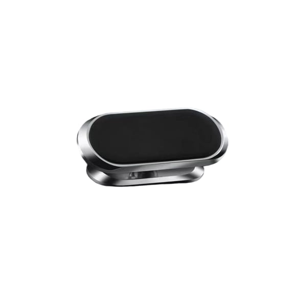 Magnetic Car Phone Holder, 360 Degree Rotation Universal Car Cell Phone Mount for Dashboard and Air Vent, Secure Magnet Cradle for All Smartphones, Silver