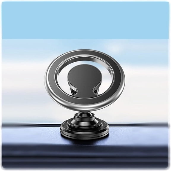 Magnetic Car Phone Holder Stand Air Vent Magnet Mount GPS Smartphone Support in Car for iPhone Xiaomi Samsung Rotation Bracket (Color : Paste Silver)